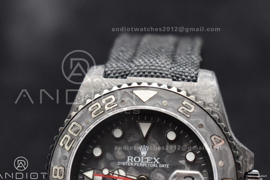 Nylon 423 Black Dial SA3186 Bold Strap DIW Black Edition GMT All Carbon OMF on CHS Black Best 0718